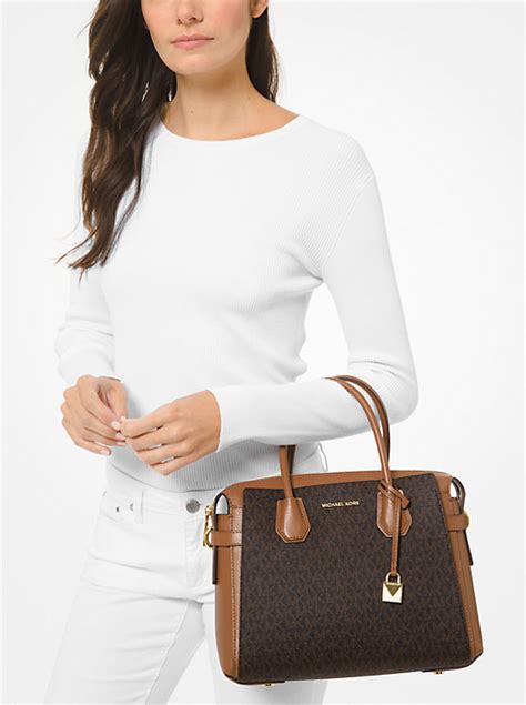 michael michael kors mercer belted satchel|Michael Kors planner.